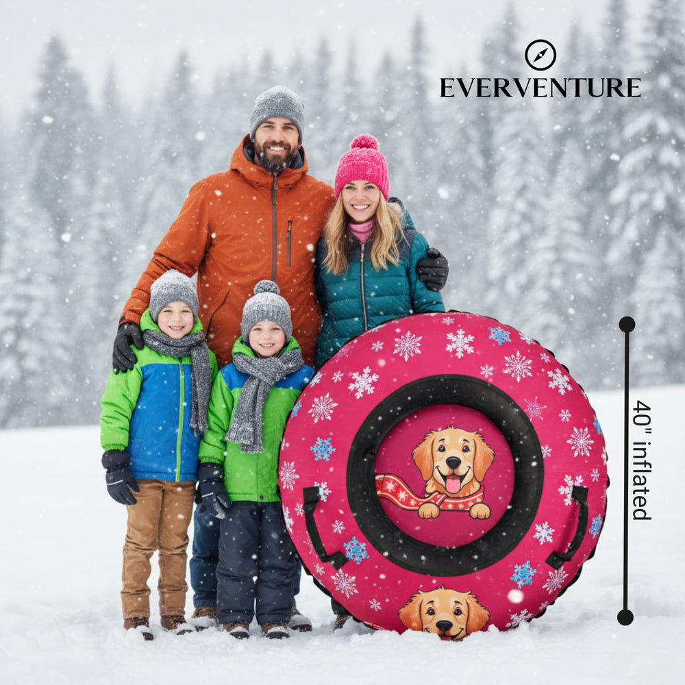 EverVenture pink Husky graphic label showing playful design and gifting benefit