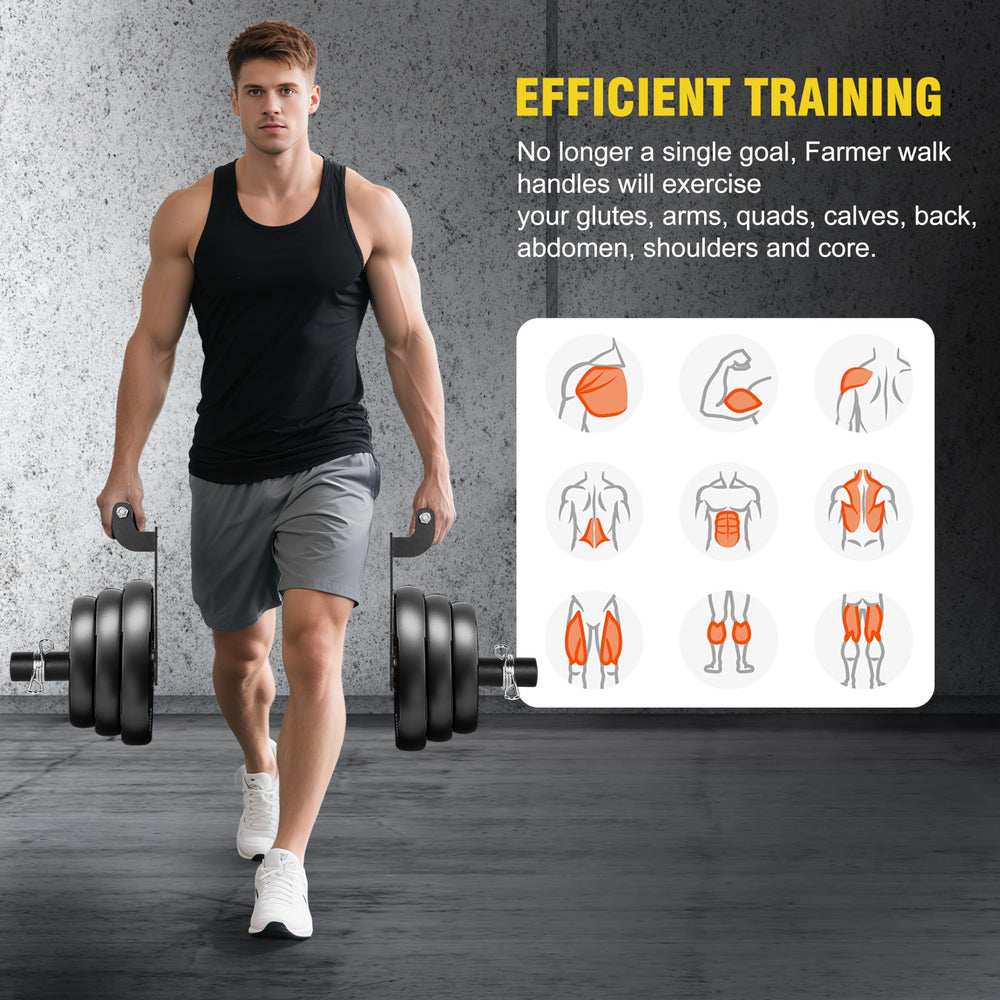 EVERYMATE athlete performing farmer walk outdoors highlighting portability and functional conditioning