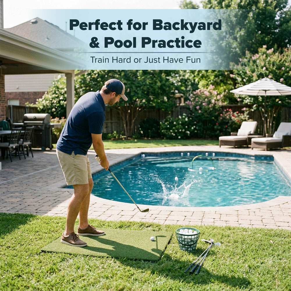 EVERYSWING GOLF full 48-pack spread on grass for high-volume practice