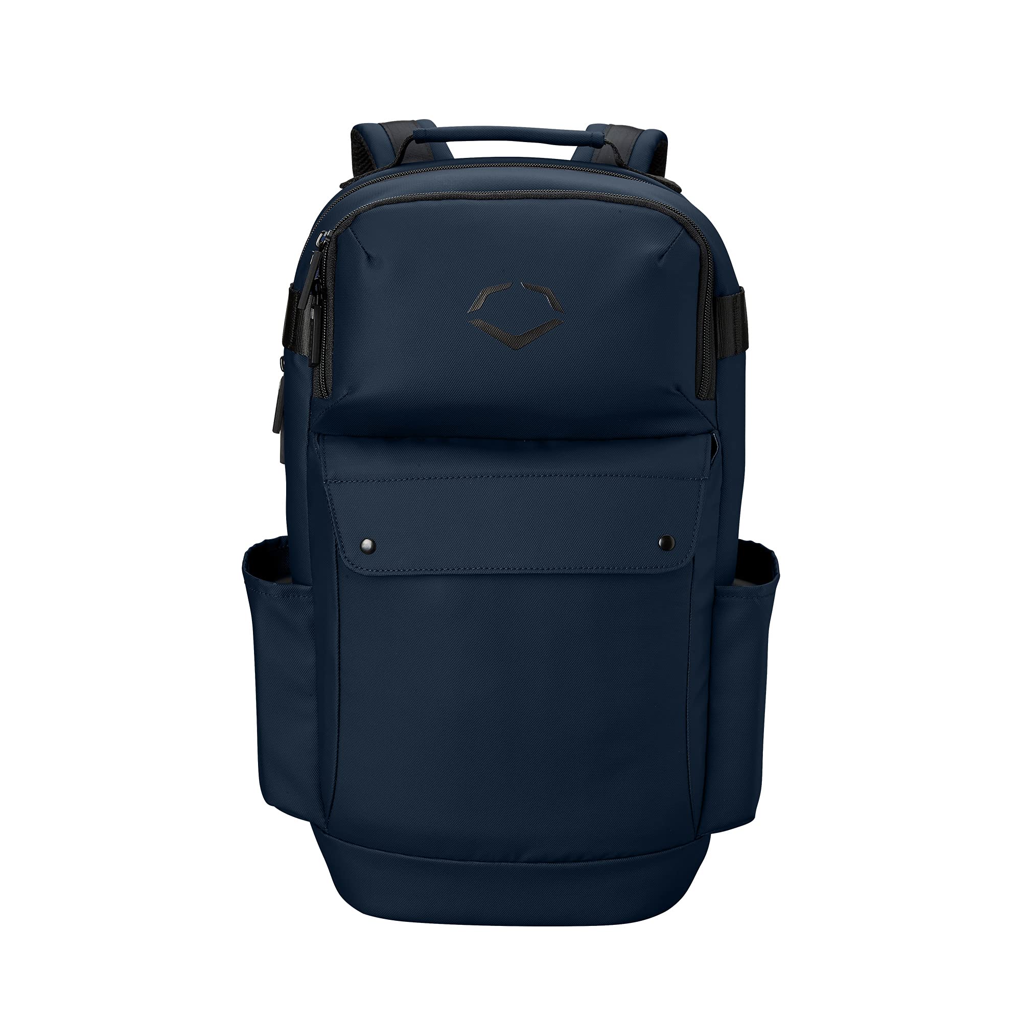 EvoShield Exec Backpack open to reveal large main compartment for books and clothing