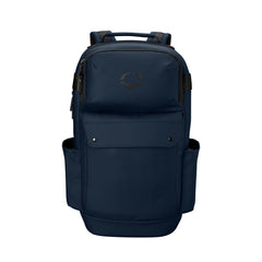 EvoShield Exec Backpack open to reveal large main compartment for books and clothing