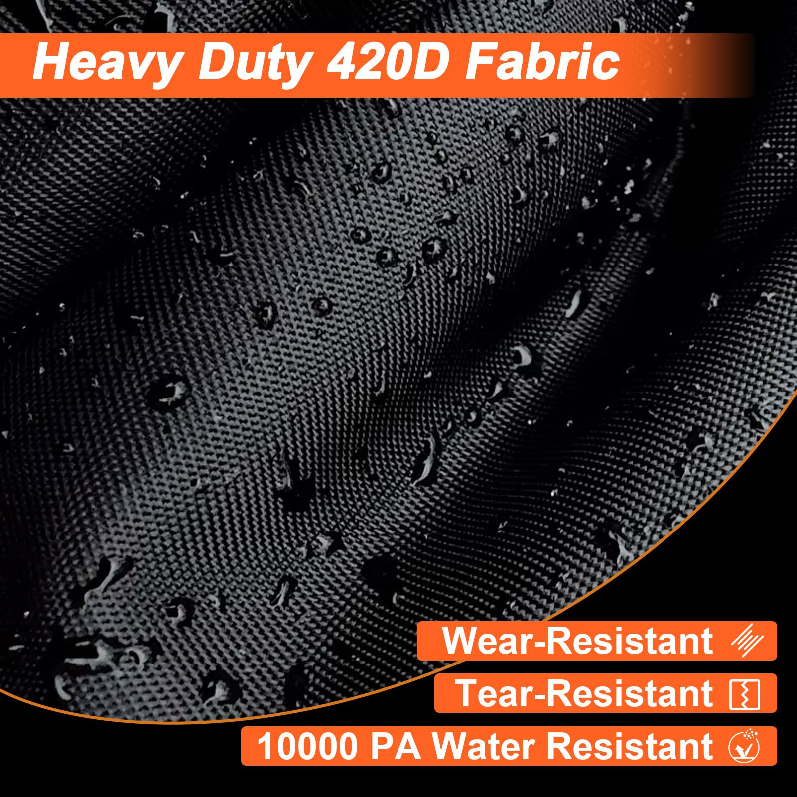EVRBUL PU silver coating detail reflecting UV rays to reduce fabric fading