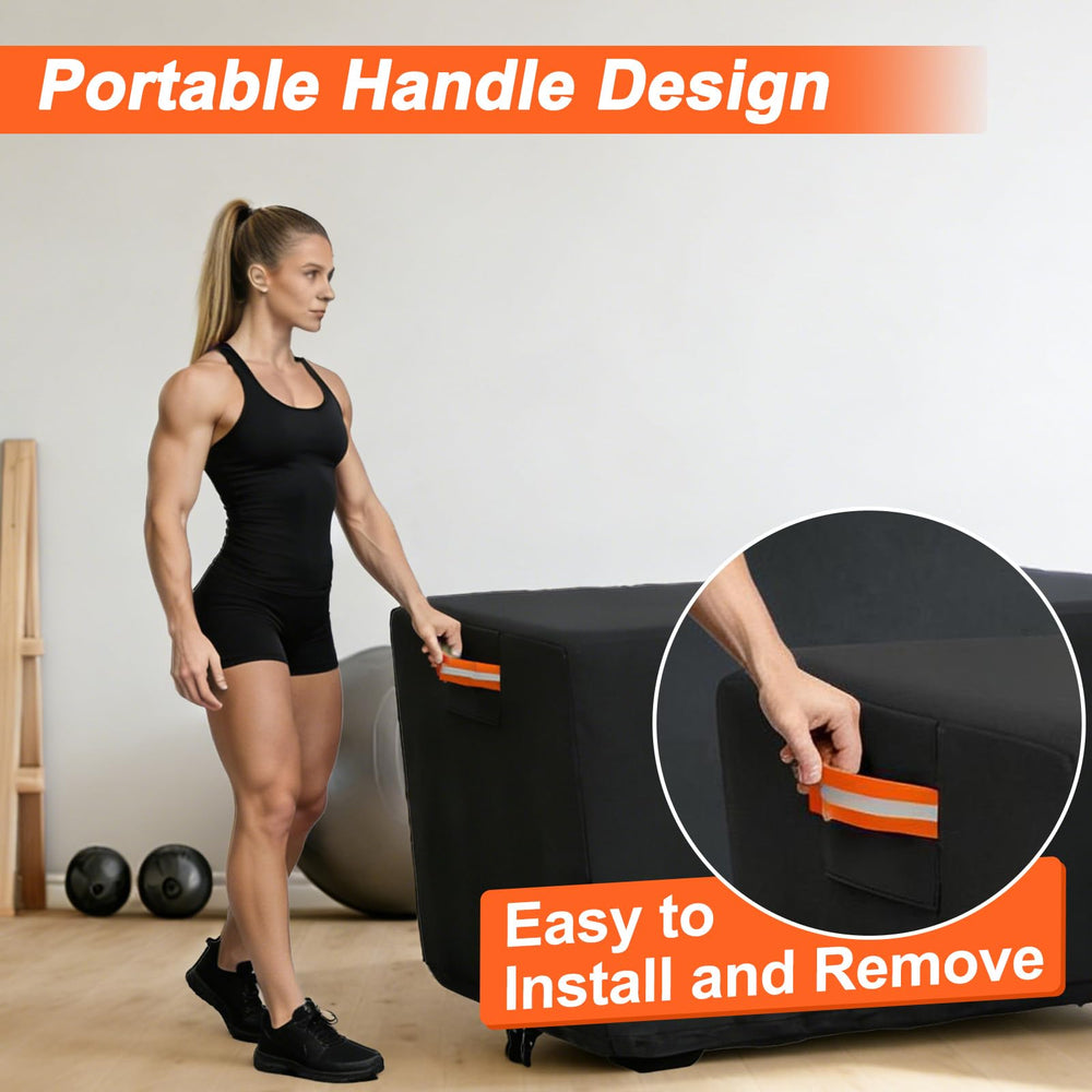 EVRBUL side handle for easy carry and quick removal of the bench cover