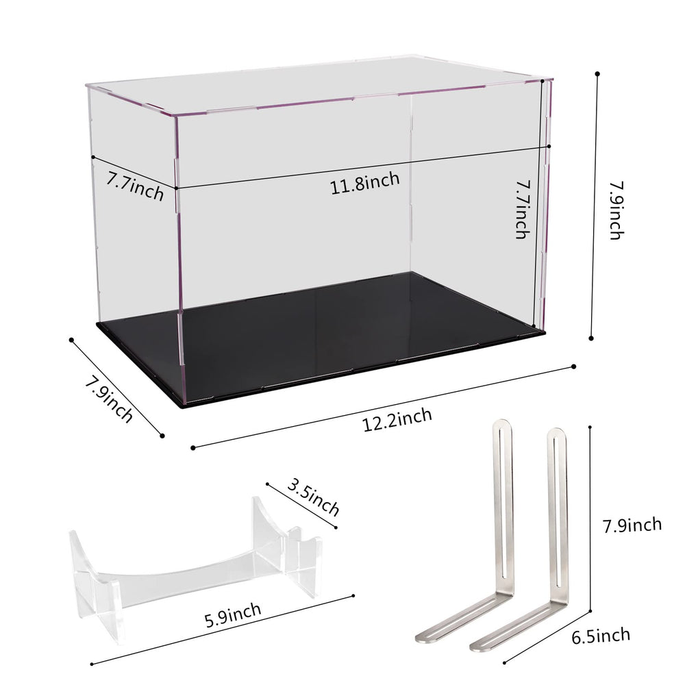 evron wall-mounted case with stainless L-brackets showing secure hanging benefit