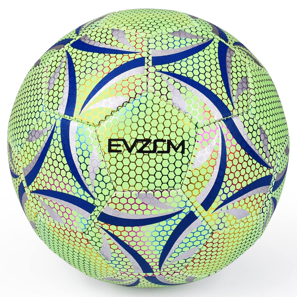 EVZOM lifestyle scene backyard game at dusk showing family-friendly fun