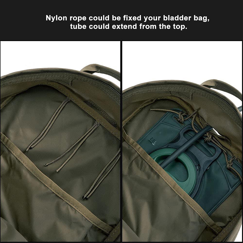 EXCELLENT ELITE SPANKER worn by hiker showing hands-free hydration benefit