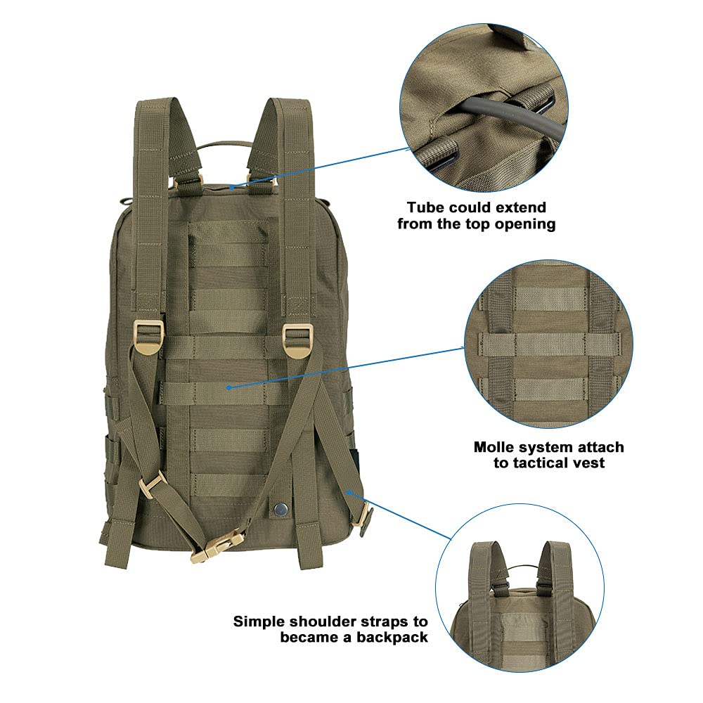 EXCELLENT ELITE SPANKER molle panel close-up enabling modular pouch attachments benefit