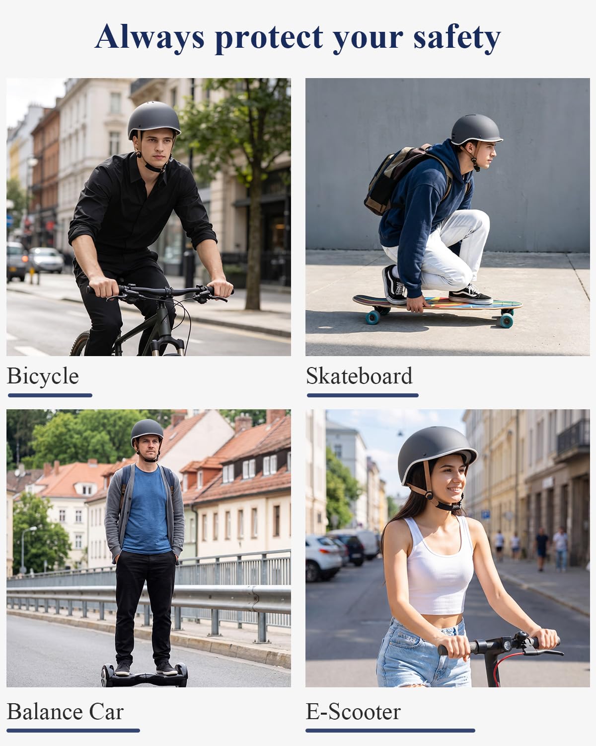 EXCLUSKY on adult head to show fit range and scale for accurate sizing