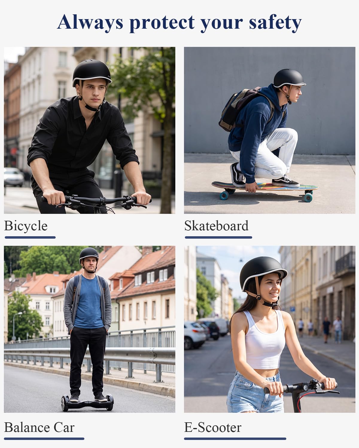 EXCLUSKY helmet worn on night ride showing visibility benefit