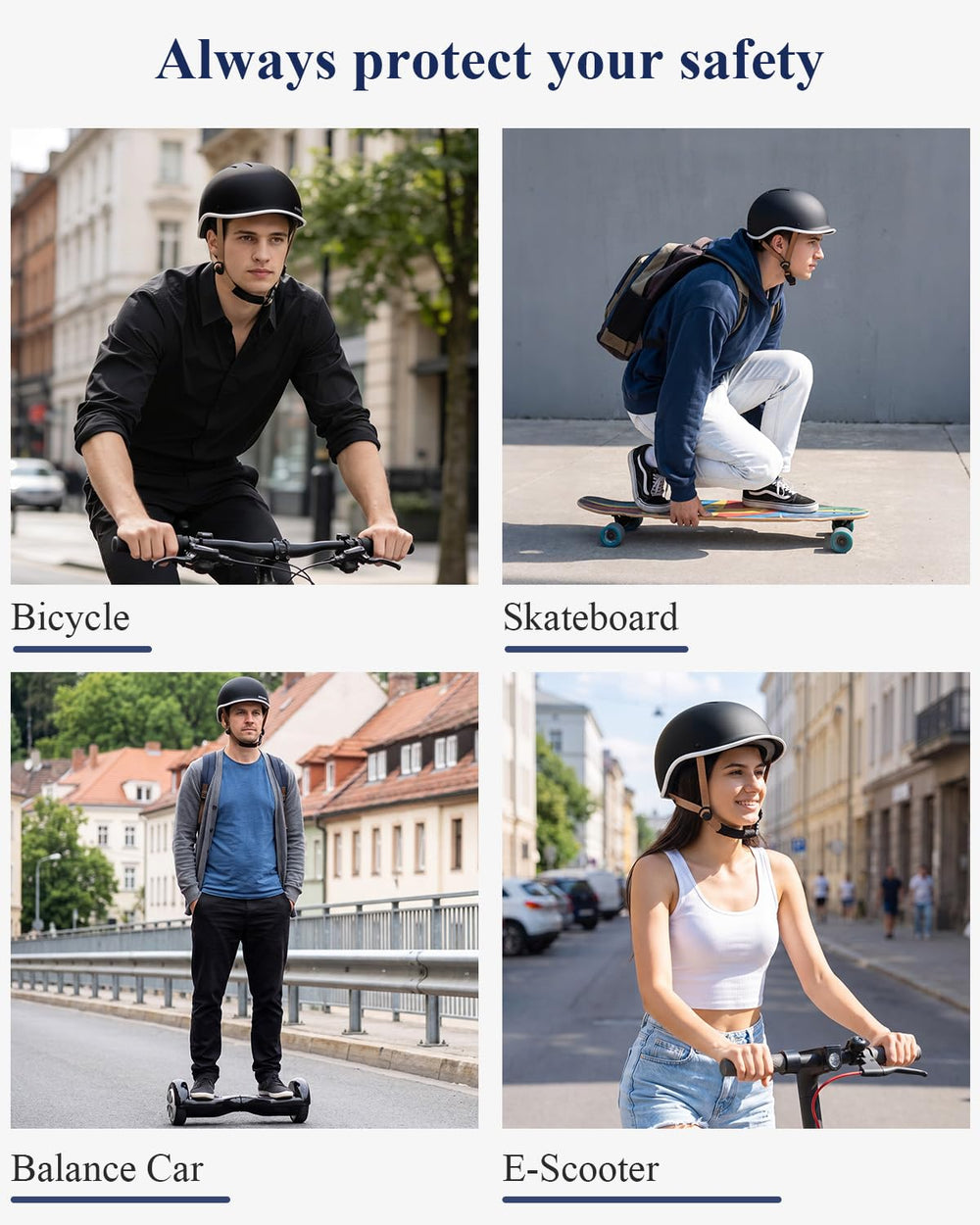 EXCLUSKY helmet worn on night ride showing visibility benefit