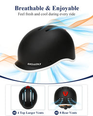 EXCLUSKY side profile with retro visor shielding eyes from sun