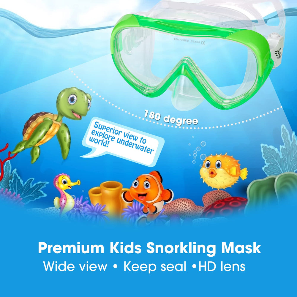 EXP VISION close-up of tempered glass lens highlighting clear anti-fog benefit