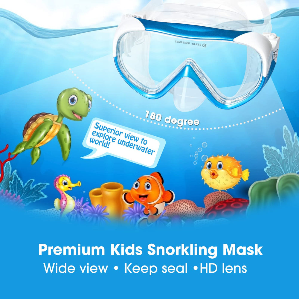 EXP VISION close-up of tempered glass lens for clearer underwater vision