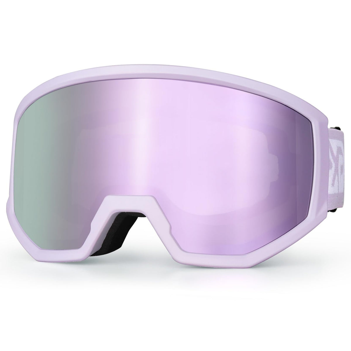 EXP VISION front view showing clear cylindrical lens and full face coverage benefit