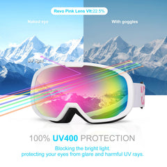 EXP VISION goggles worn over prescription glasses demonstrating OTG fit benefit