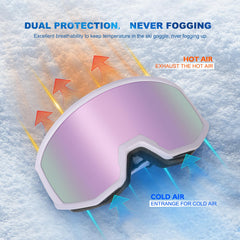 EXP VISION side view with helmet showing seamless helmet integration benefit