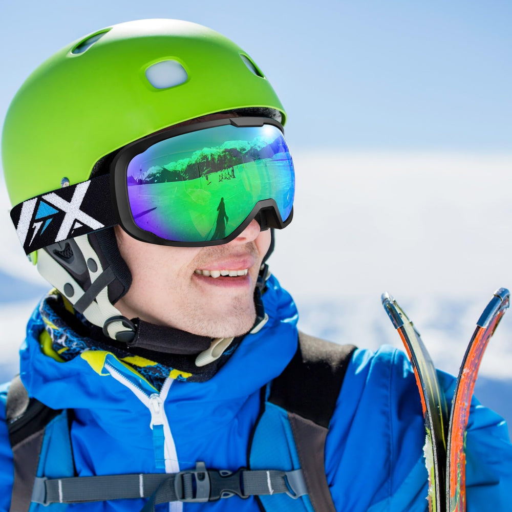 EXP VISION lifestyle slope shot showing clear vision and UV protection