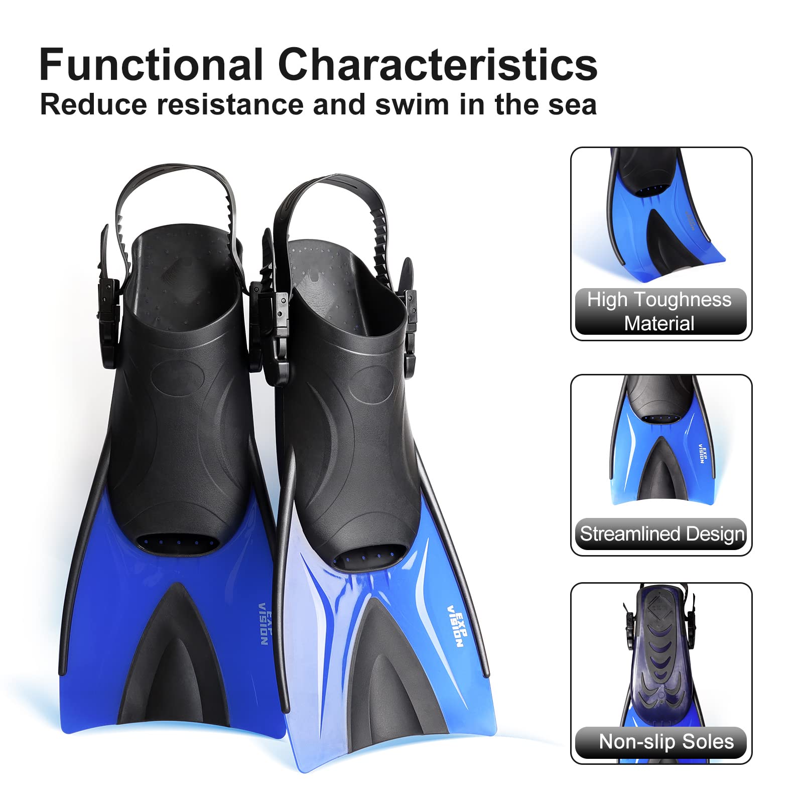 EXP VISION silicone skirt close-up for a soft, watertight face seal