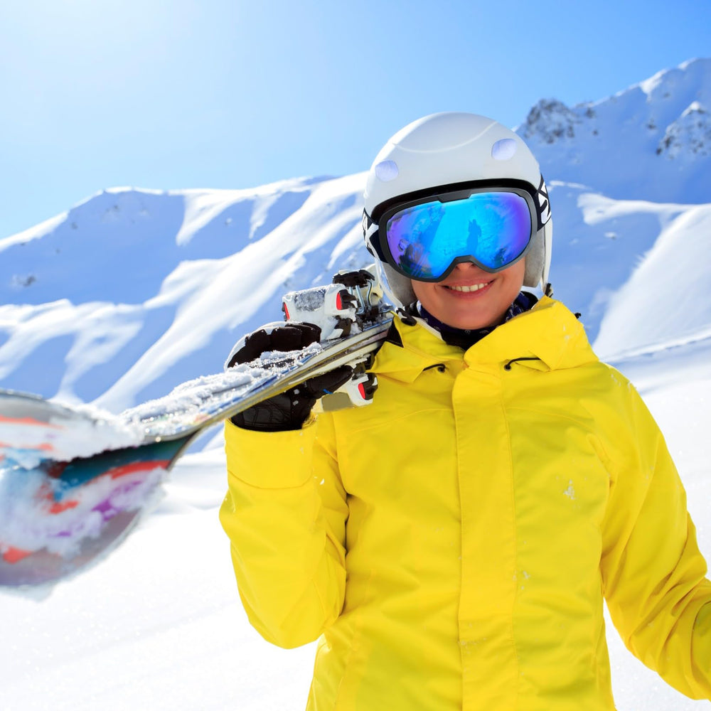 EXP VISION goggles with carrying case for easy transport and storage