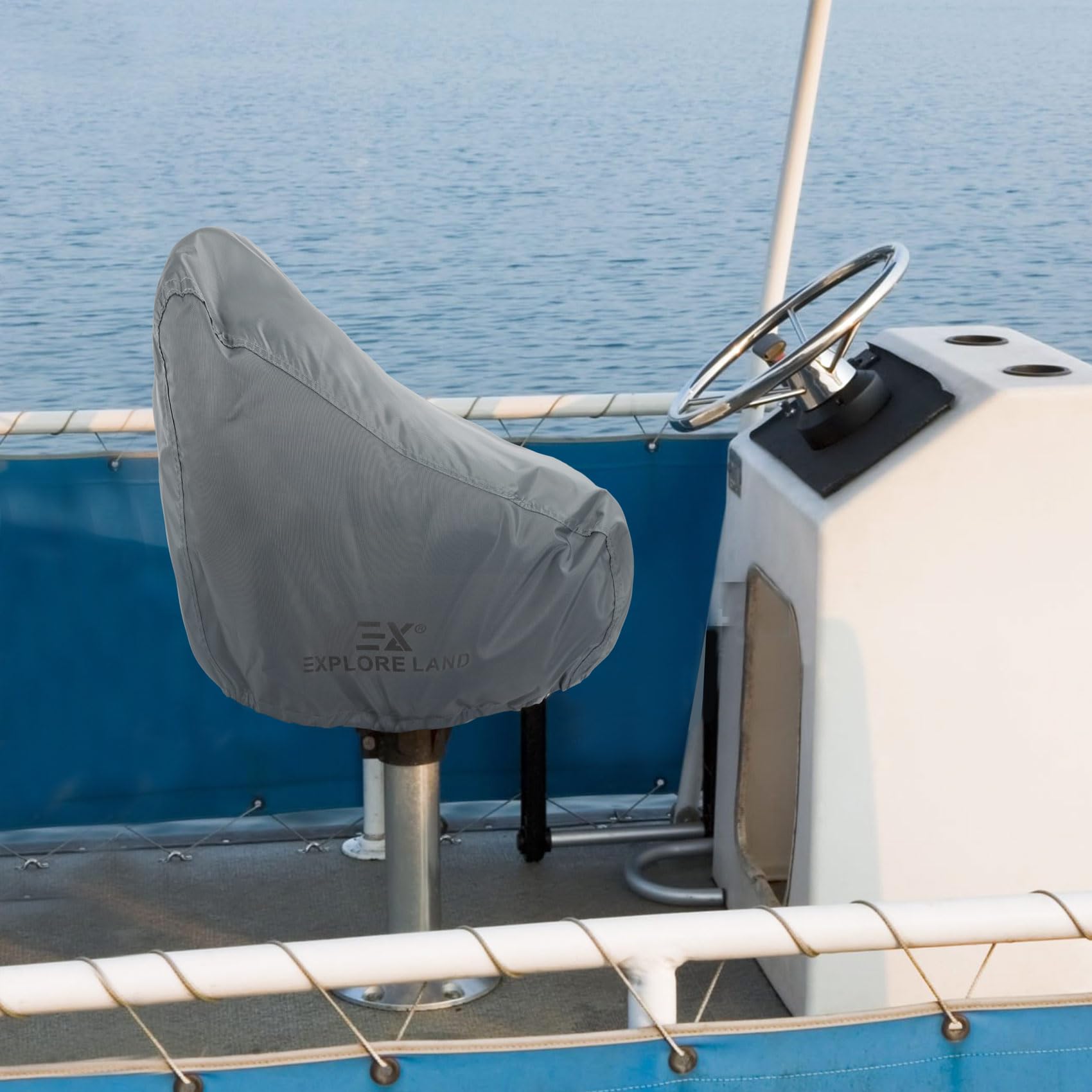 Explore Land folded covers in storage, compact for onboard stowage
