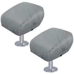 Explore Land front view showing full cover protecting folded boat seat
