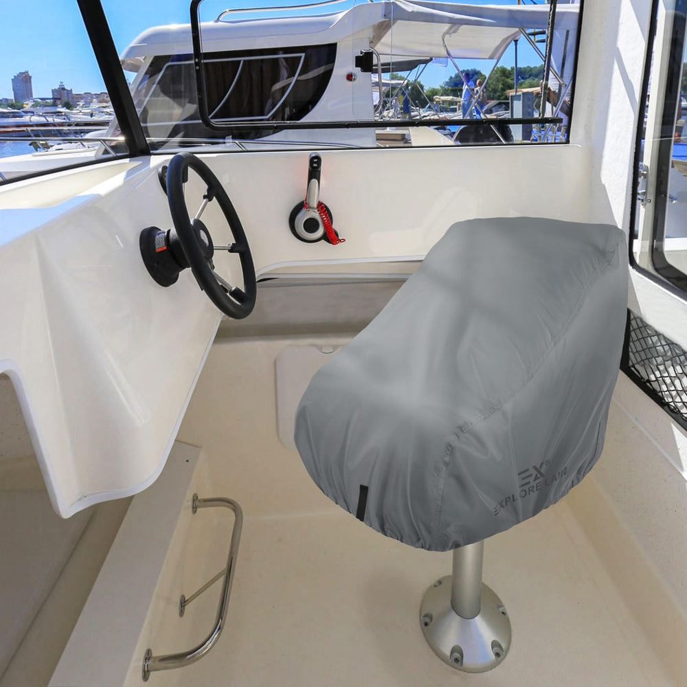 Explore Land side profile on chair, illustrates universal fit and coverage