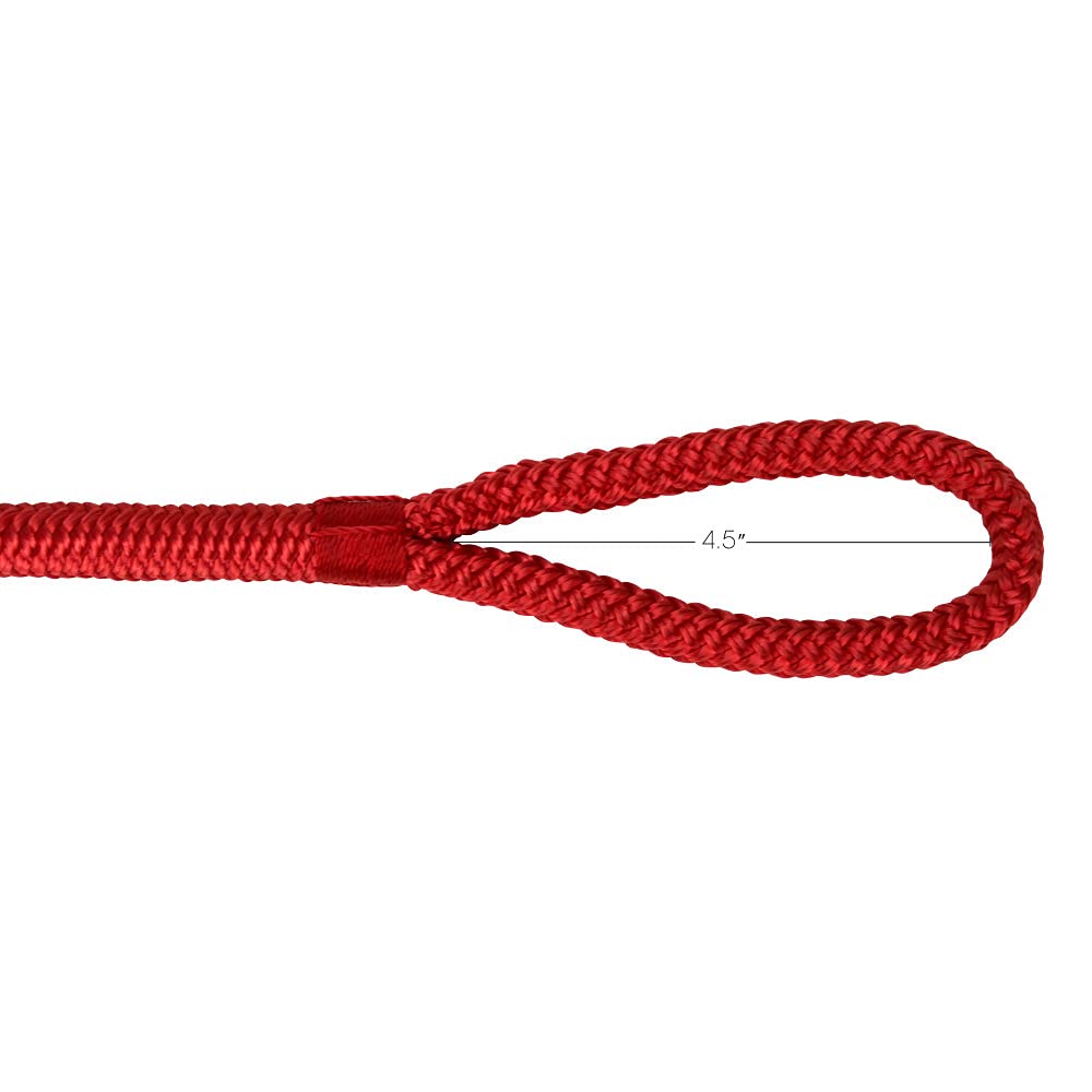 Extreme Max fender line in use between dock and boat showing easy attachment and protection