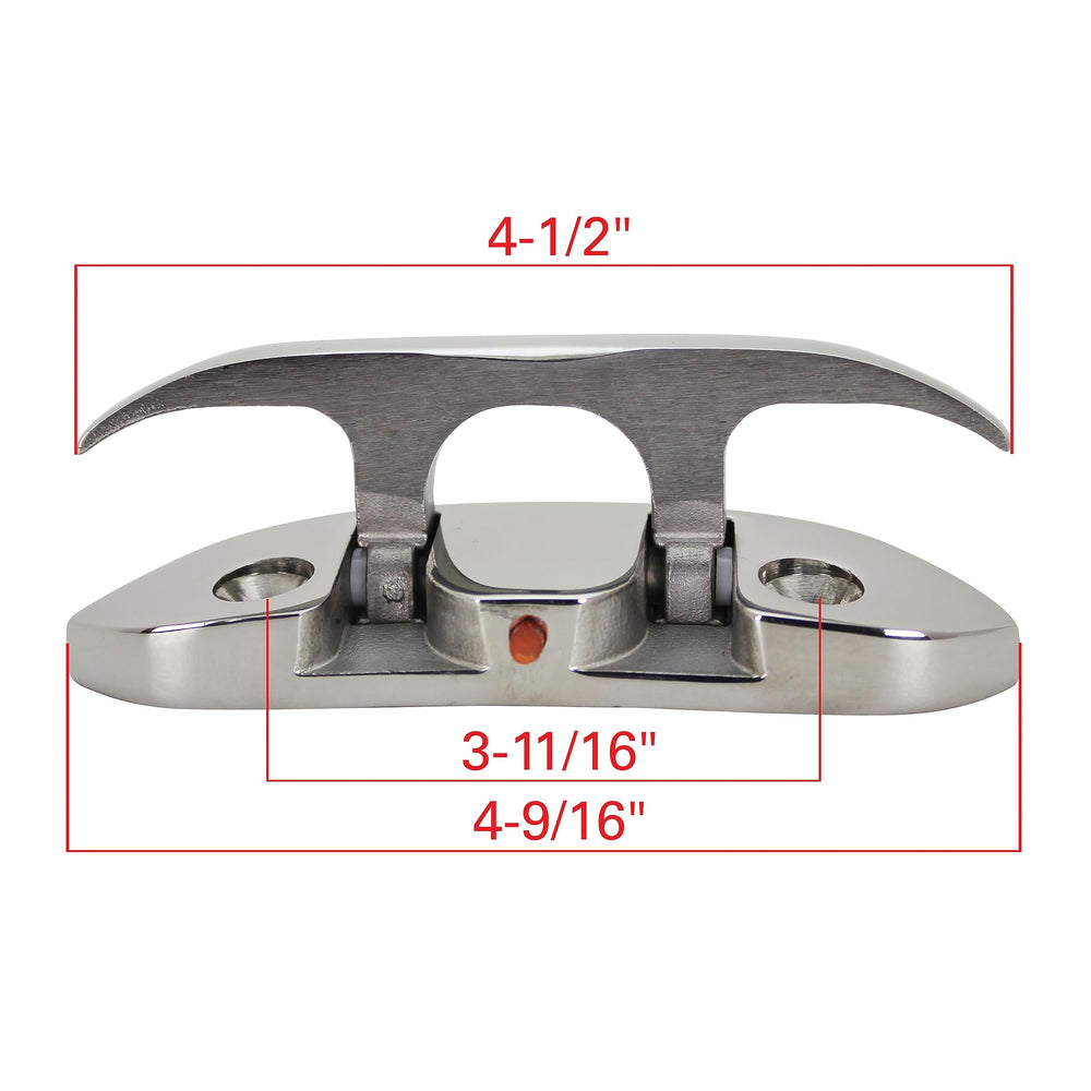 Extreme Max close-up folded cleat profile illustrating recessed, snag-free deck benefit
