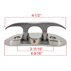 Extreme Max close-up folded cleat profile illustrating recessed, snag-free deck benefit