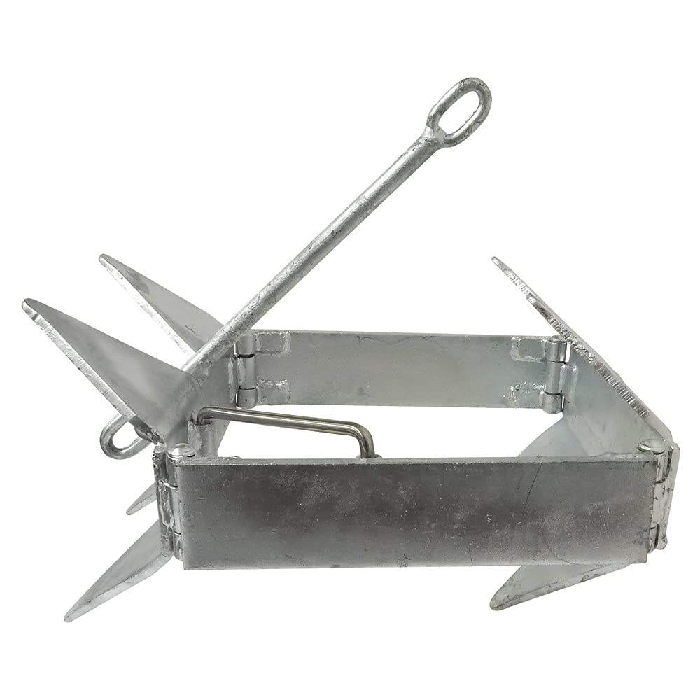 Extreme Max cube anchor folded flat for compact onboard storage benefit