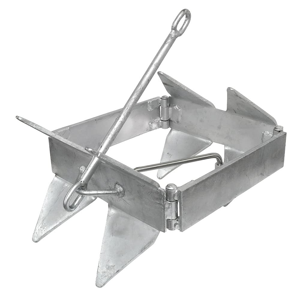 Extreme Max cube anchor front view showing box-style design and quick set benefit