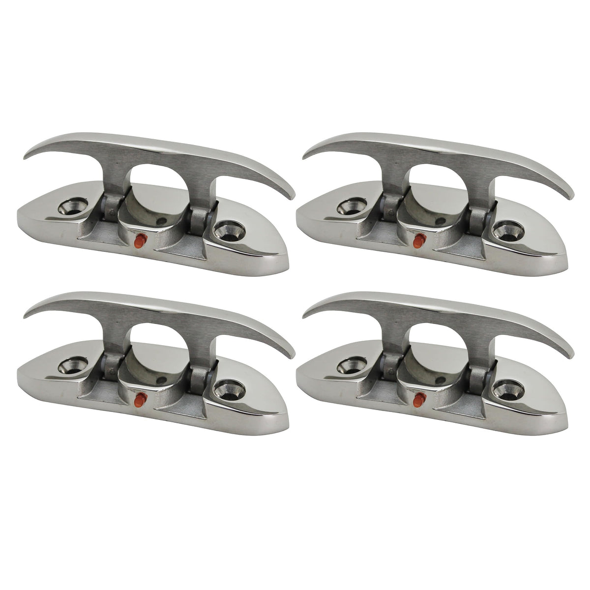 Extreme Max front view of cleat showing sleek low-profile and durable finish