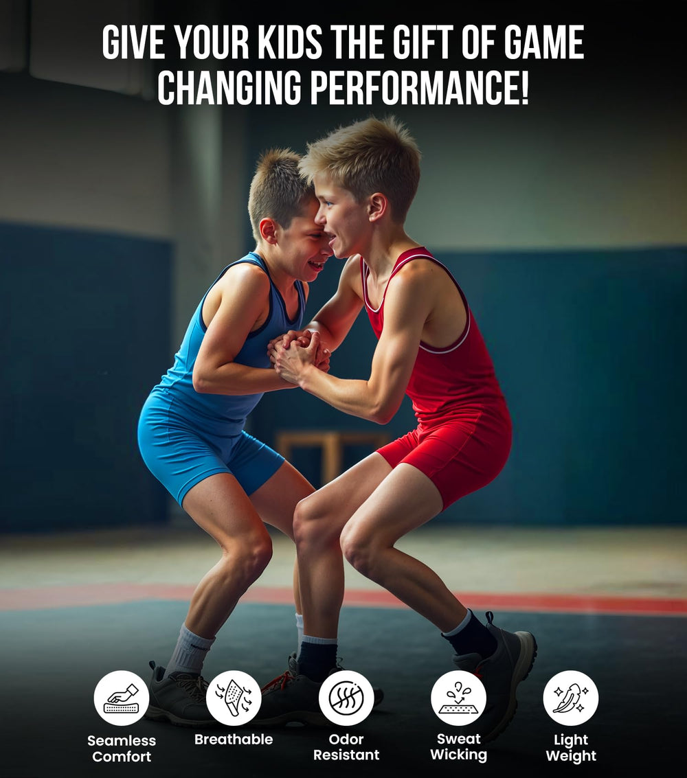 Exxact Sports child wearing singlet in action demonstrating mobility benefits
