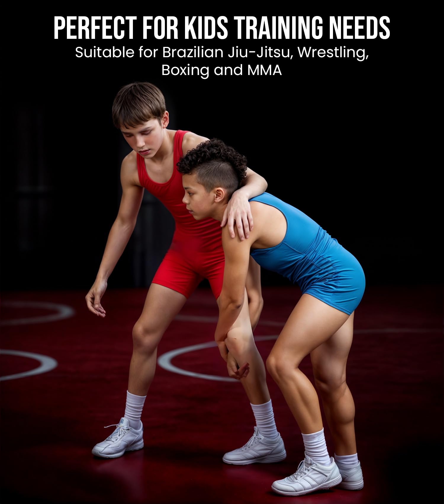 Exxact Sports size comparison showing scale and fit options for kids
