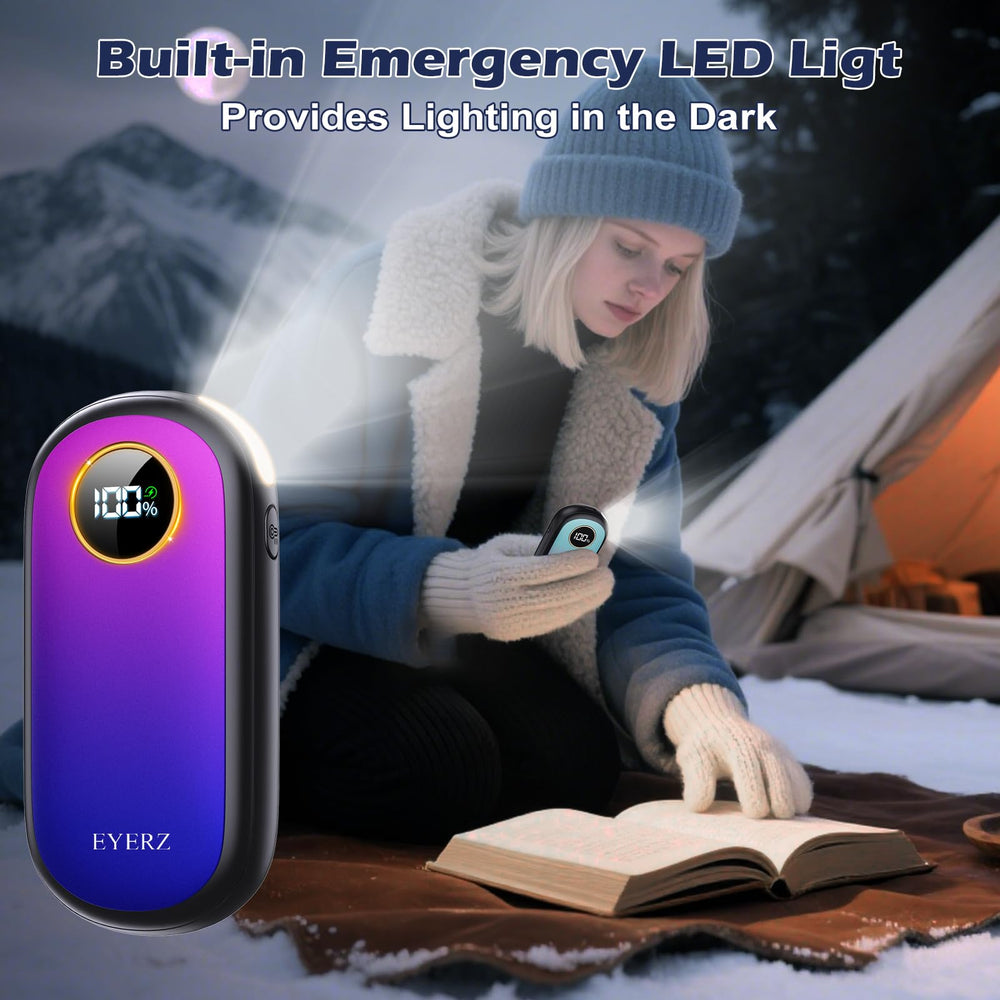 EYERZ built-in flashlight illuminating path for added safety