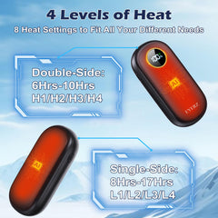 EYERZ LED display closeup showing temperature and battery level benefit
