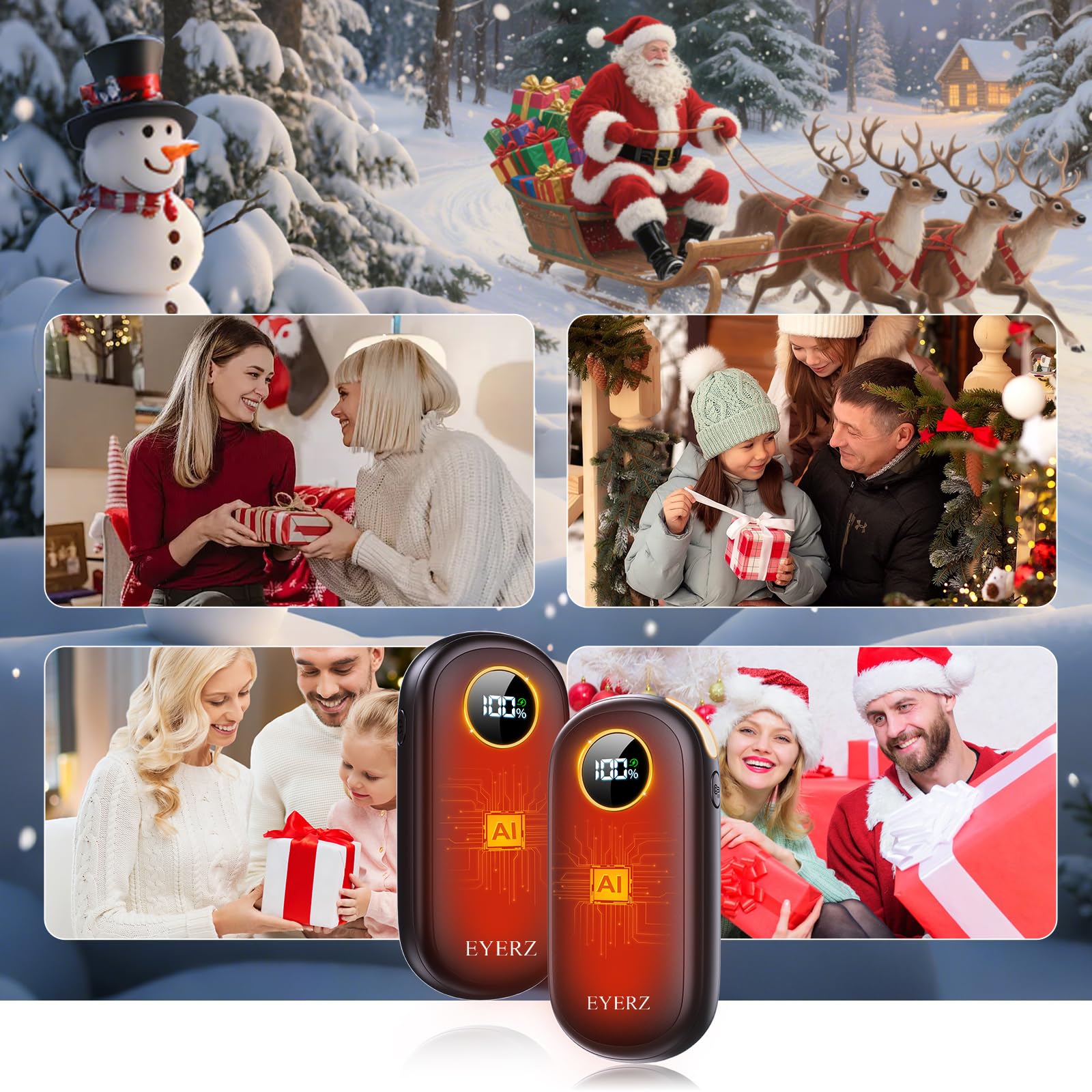 EYERZ next to smartphone showing compact size and travel convenience benefit