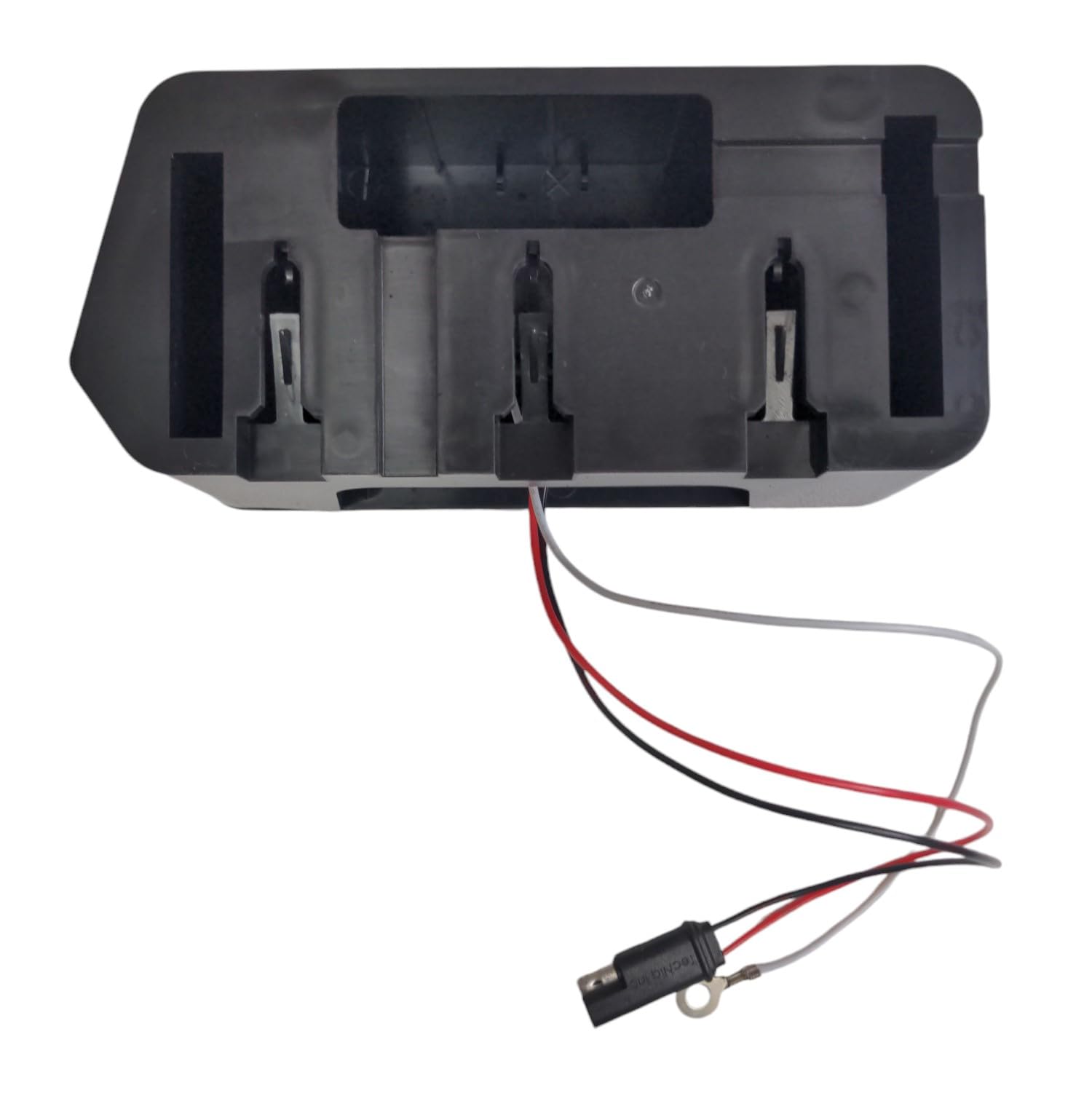 EZ Loader taillight size comparison beside tape measure showing compact dimensions