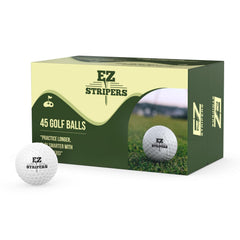 EZ Stripers front packaging showing 45-count value and durability