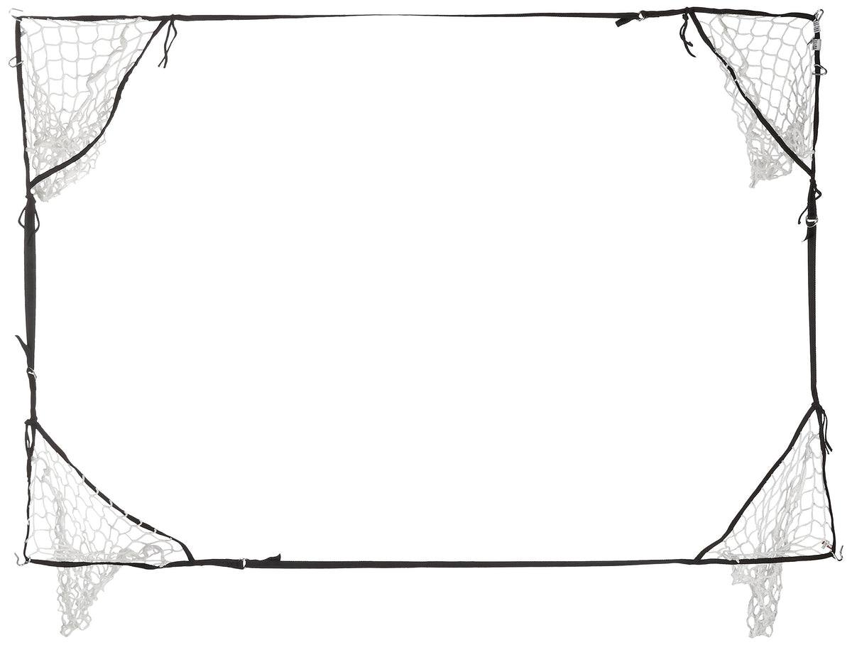 EZGoal front view of four corner pockets on goal showing clear targets for accuracy