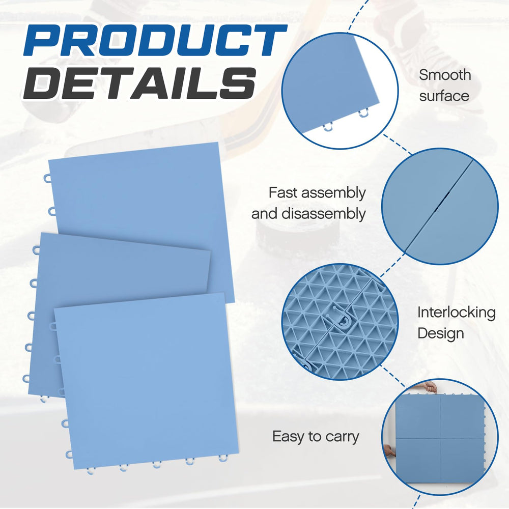 Fabbay interlocked tiles laid in garage offering easy training space