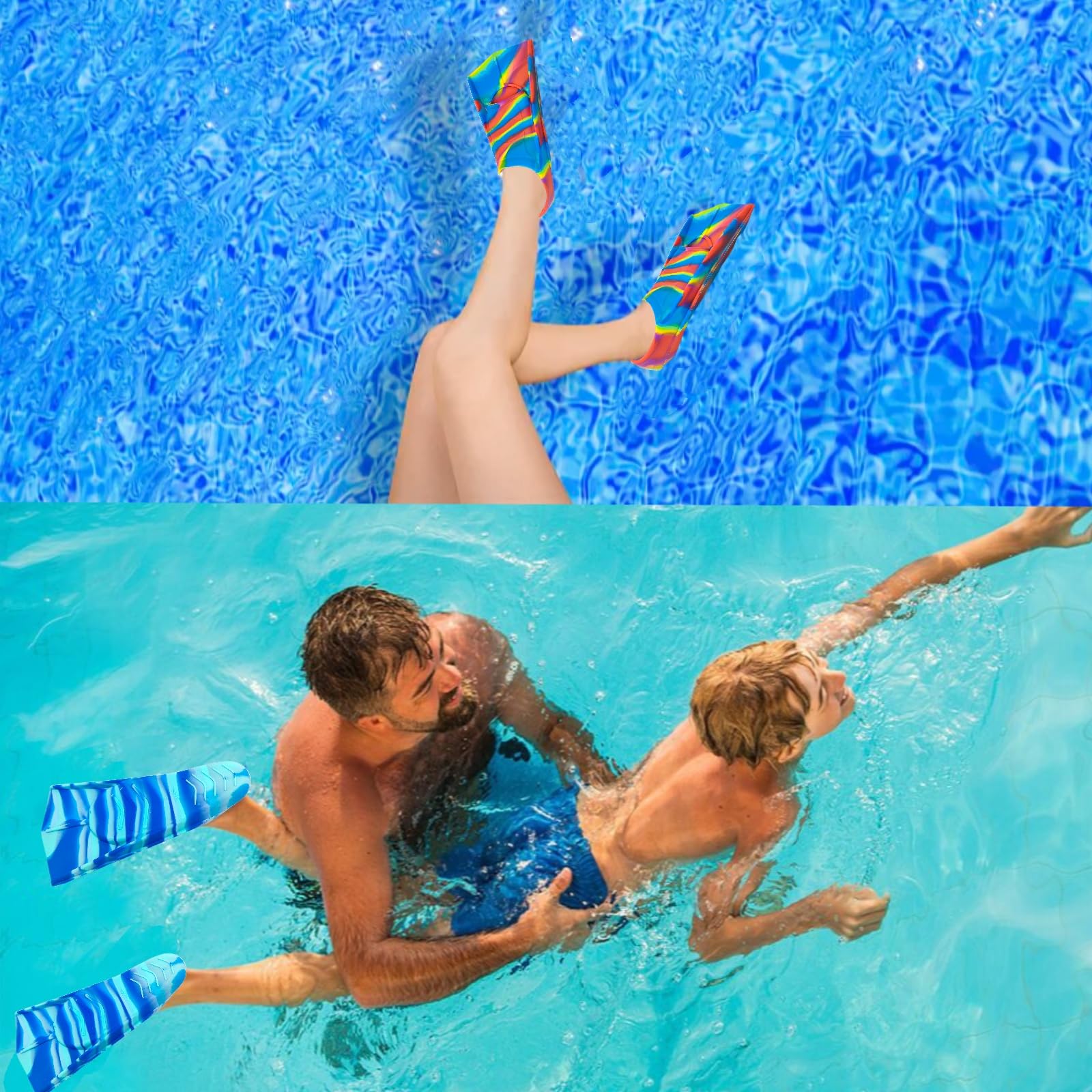 Fadgesy angled foot pocket showing flexible ankle support and secure fit