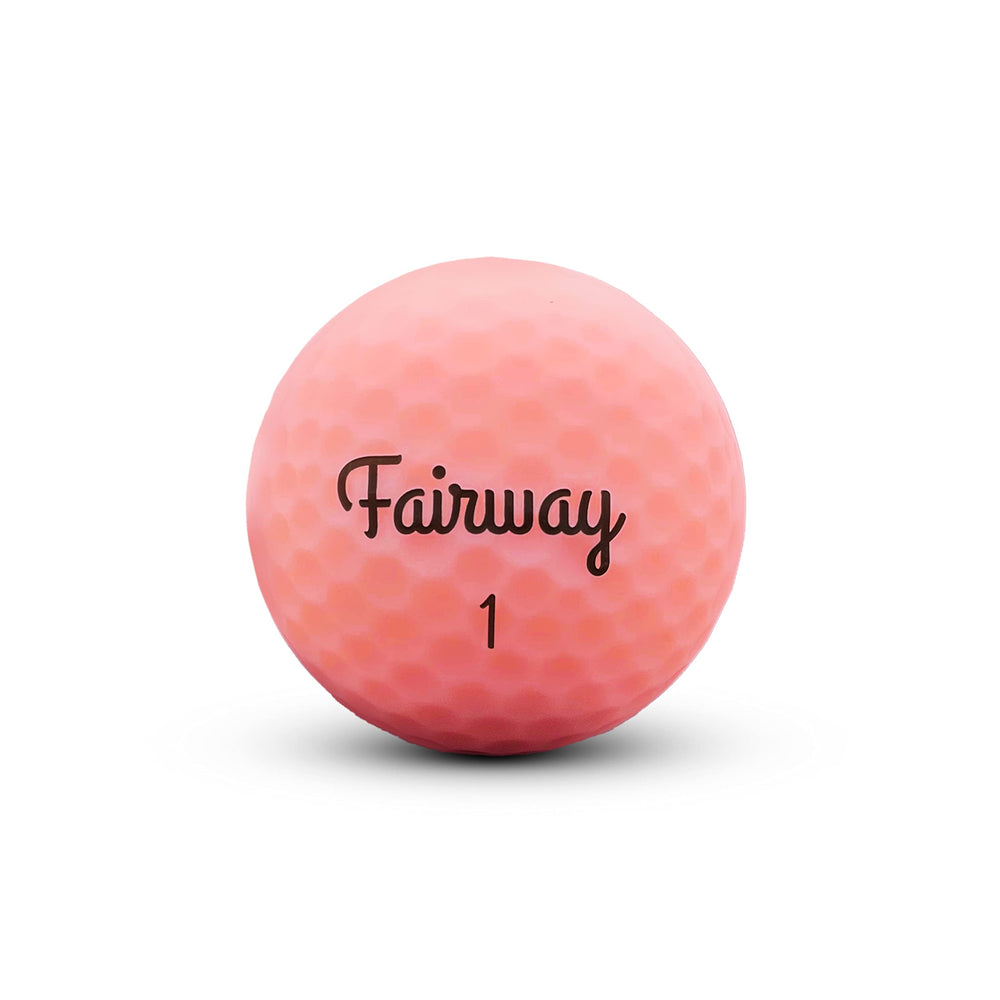 Fairway Golf matte pink finish texture reducing glare and improving visibility