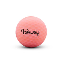 Fairway Golf matte pink finish texture reducing glare and improving visibility