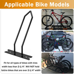 Famiron CC-125 installed on Cargo Caddy demonstrating secure two-bike mounting