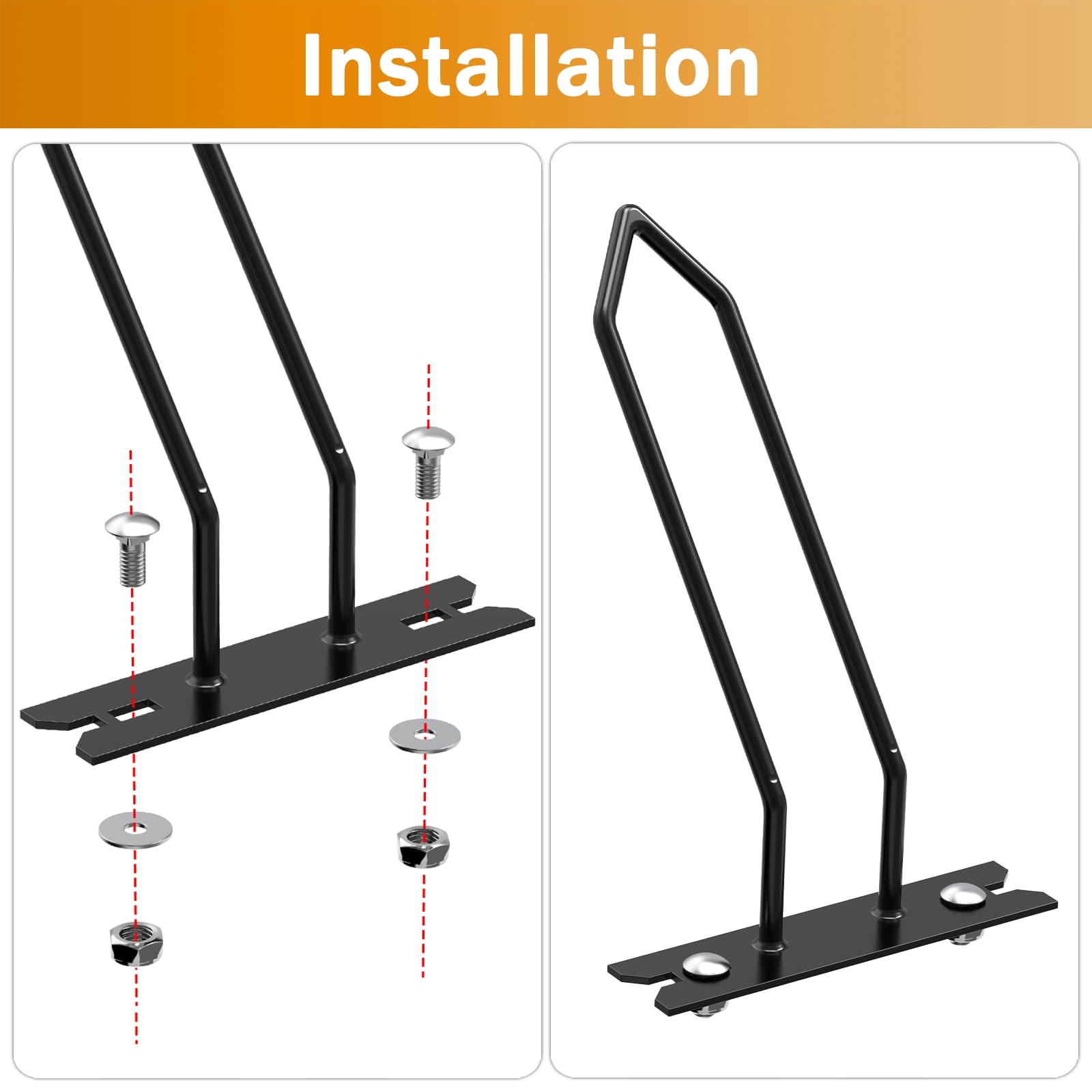 Famiron CC-125 tie-down straps close detail showing reinforced straps and reliable fastening