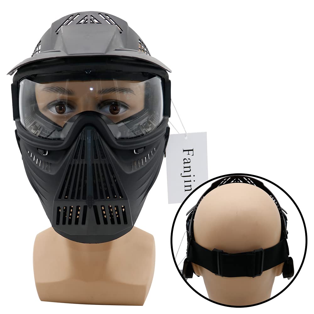 Fanjin worn during airsoft game demonstrating reliable face protection