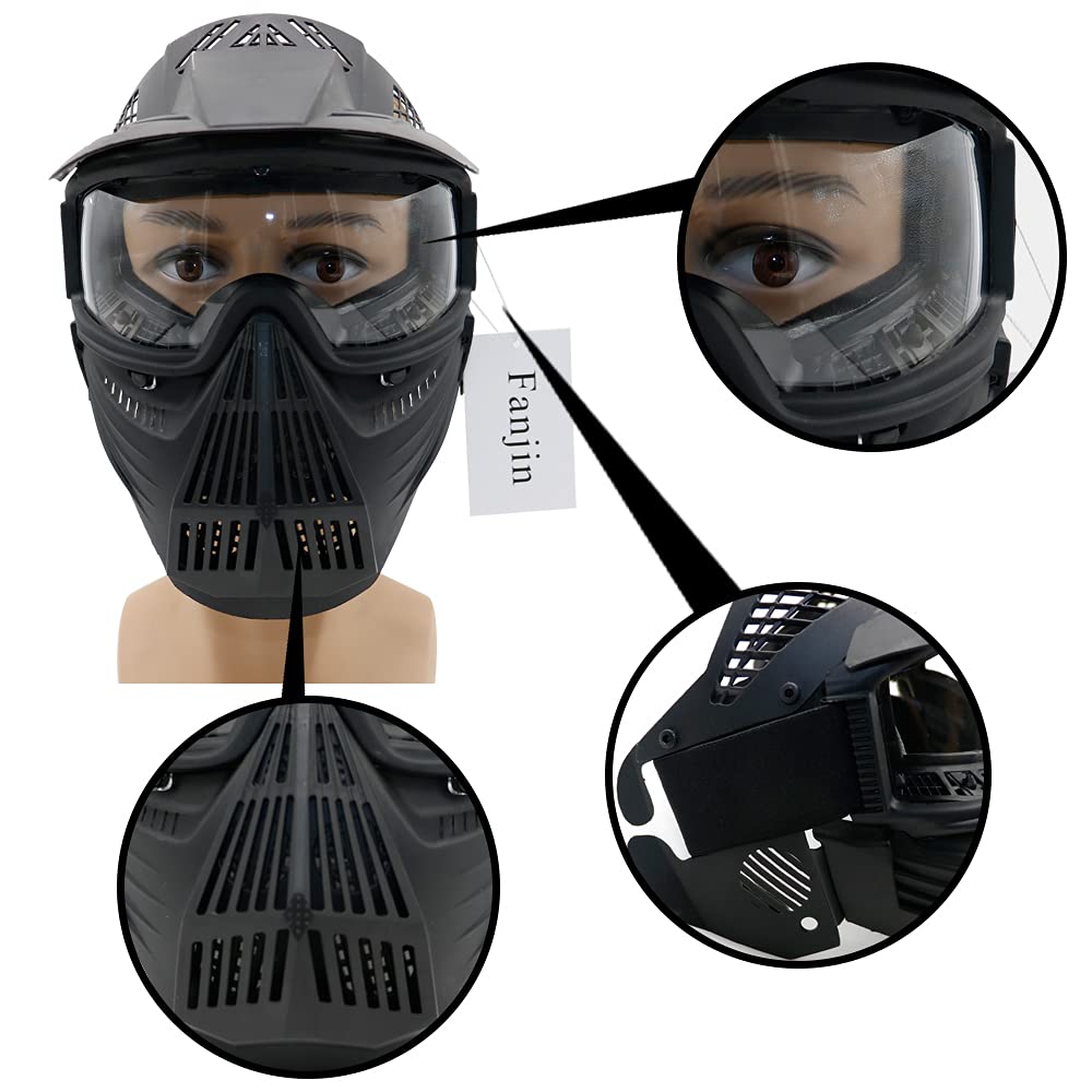 Fanjin side profile showing ear protection and flexible fit benefit