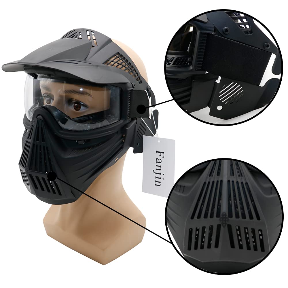 Fanjin visor detail blocking glare and light for clearer vision
