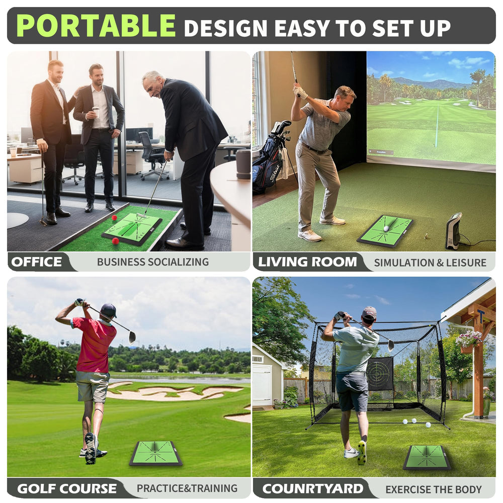 Fanshaw chipping and putting arrangement showing multi-surface training versatility